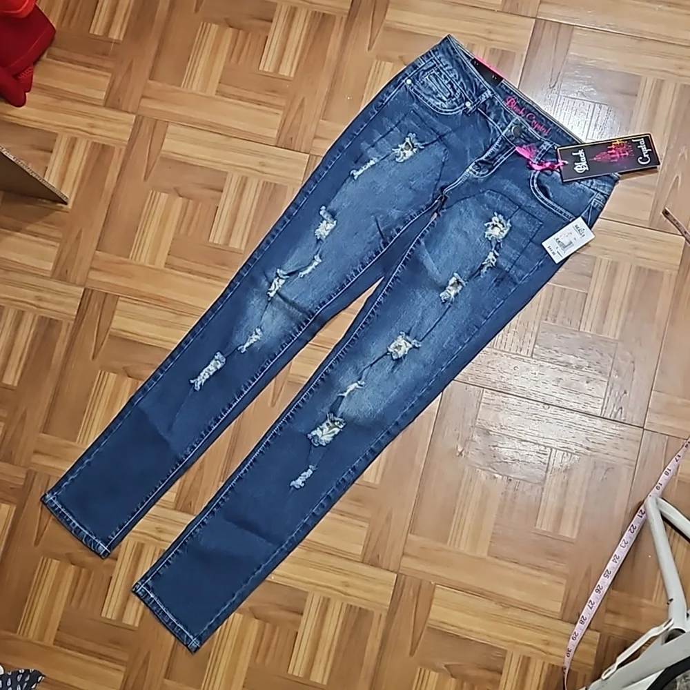 BLACK CRYSTAL jeans - Picture 3 of 17